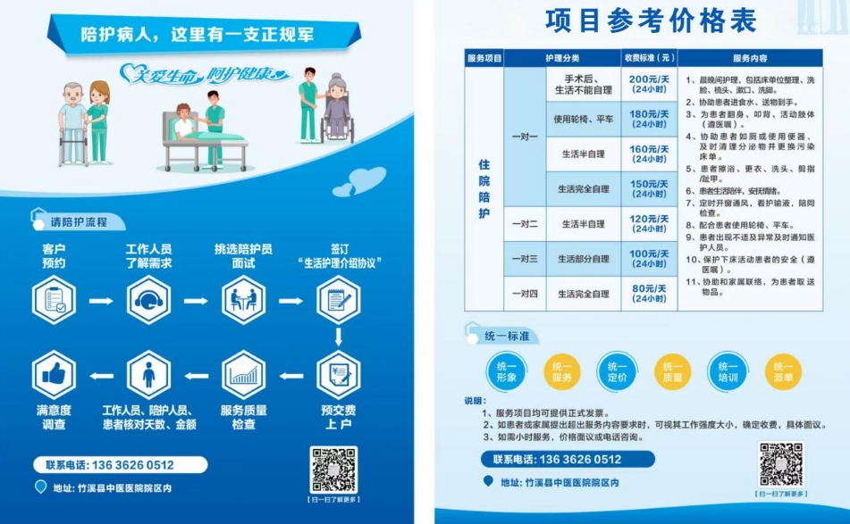縣中醫醫院：推出“免陪護”服務破解群眾住院難題